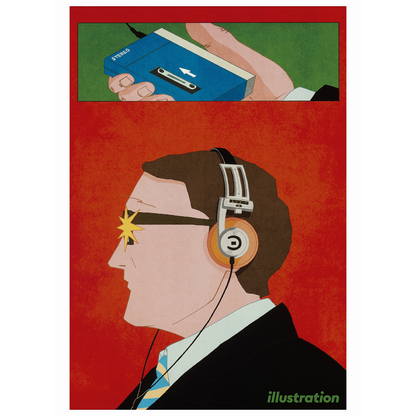Harakeisuke "70's music tools" / illustration "The Choice" × ROOTOTE / 037006
