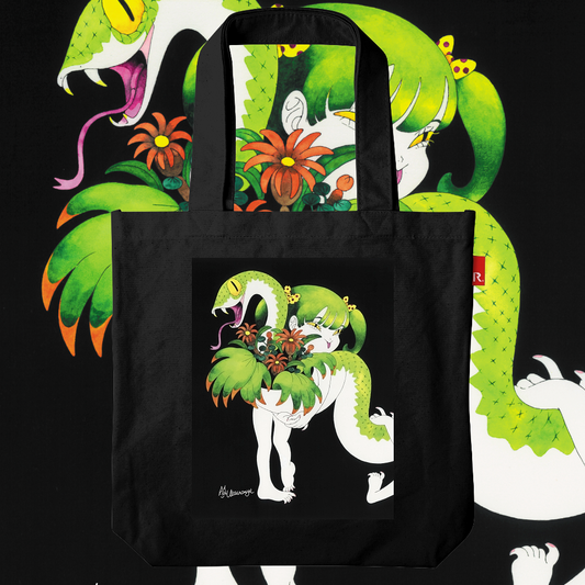 ROOTOTE meets 10 SENSE / Nao Utsunomiya "Tempted Girls Trimmed Tote Bag" / 001409