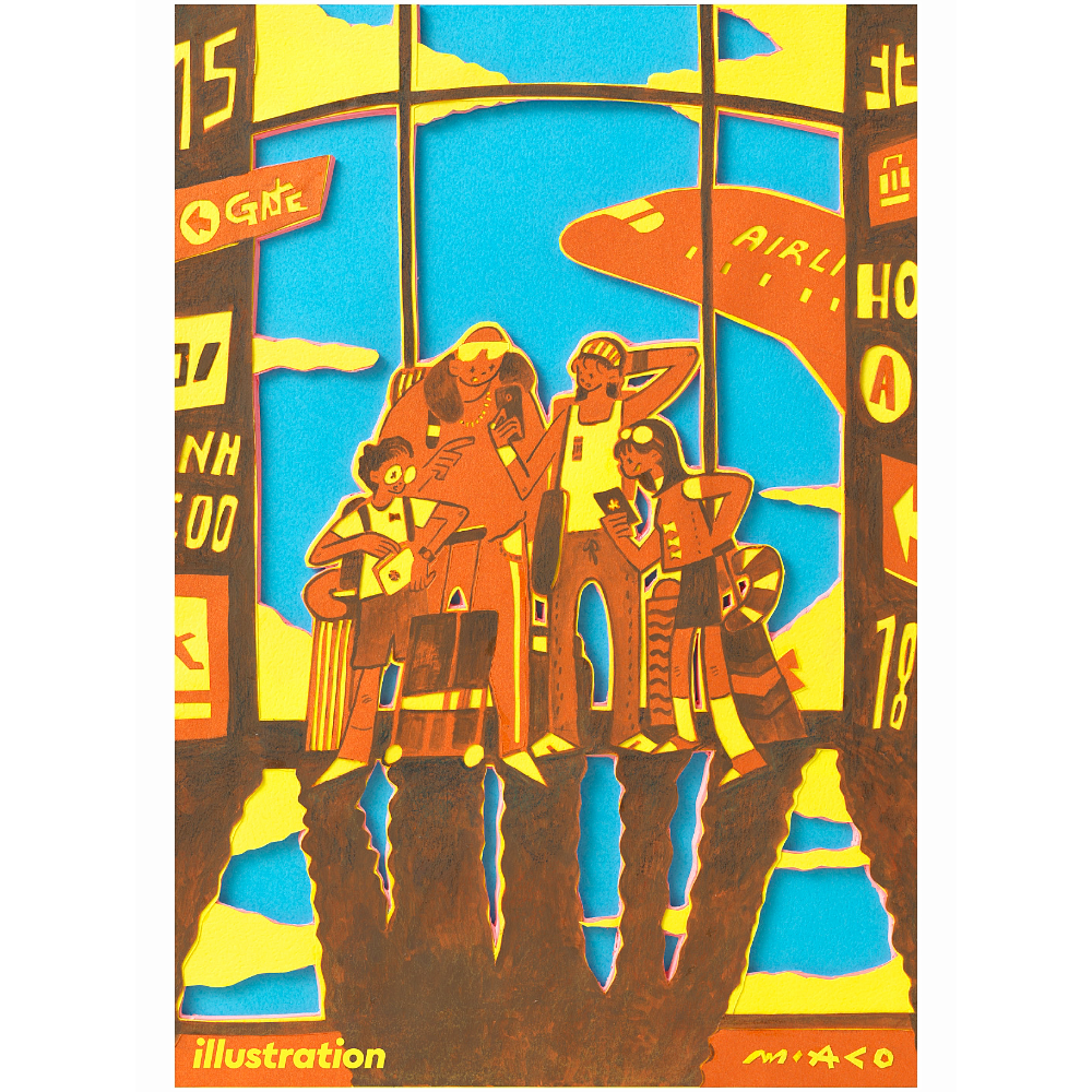 Miako "Trouble Travel" / illustration "The Choice" × ROOTOTE / 037007