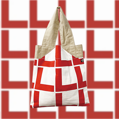 NORDISKA TYGER × ROOTOTE / "Aino Östergren" LINIE TOTE Red / 643801