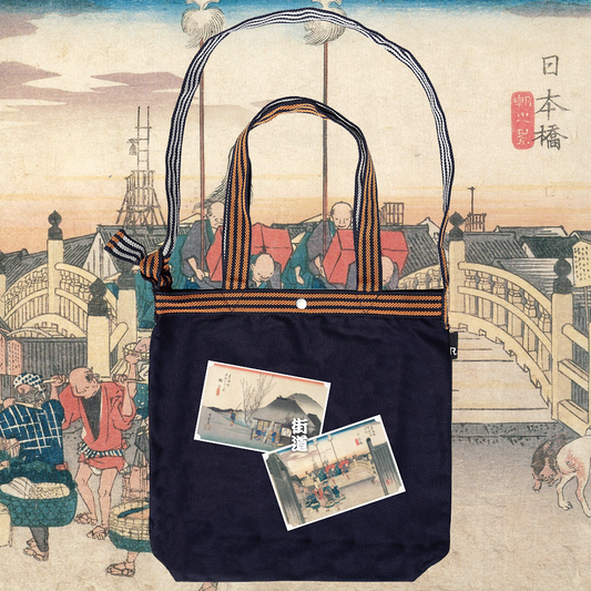 MAEKAKE Series / 浮世絵 : 海道トートバッグ / 064103