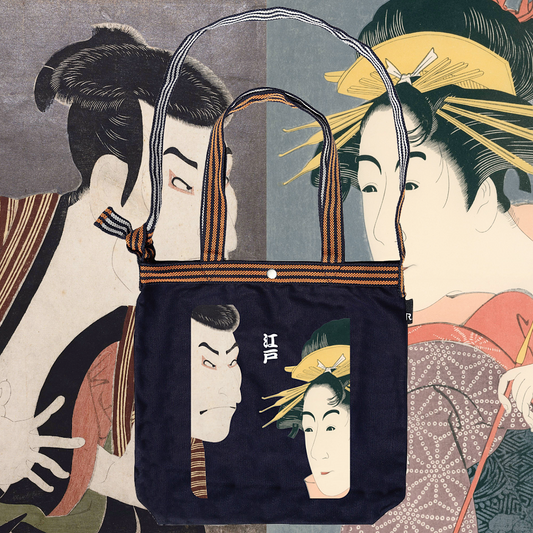 MAEKAKE Series / 浮世絵 : 江戸トートバッグ / 064105