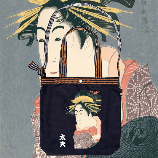 MAEKAKE Series / 浮世絵 : 太夫トートバッグ / 064107