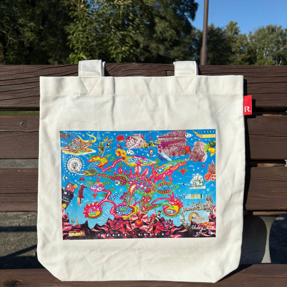 ROOTOTE meets 10 SENSE / Kanda Shinji "Blue Space Tote Bag" / 001404