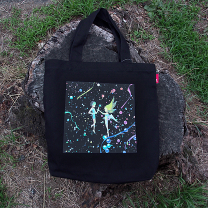 ROOTOTE meets 10 SENSE / Hinako Goto "Song of the Stars - Calm in the Darkness Tote Bag" / 001408