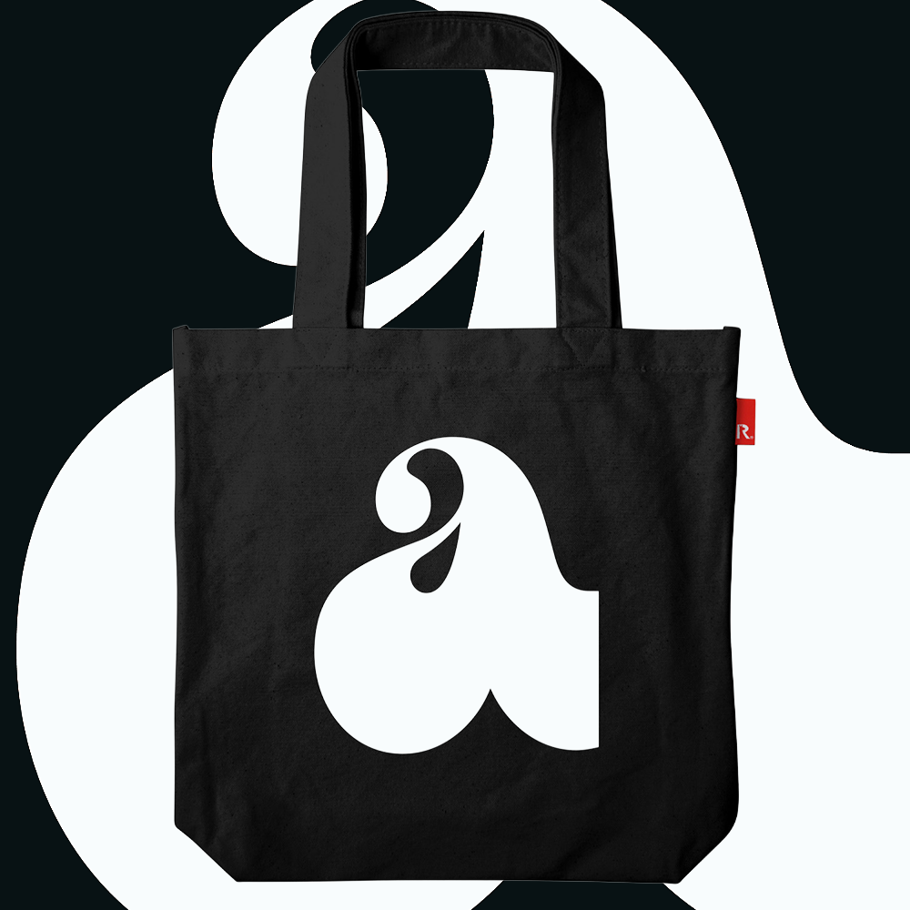 PushPin by Seymour Chwast × ROOTOTE / Seymour Font a Black TALL / 003001 