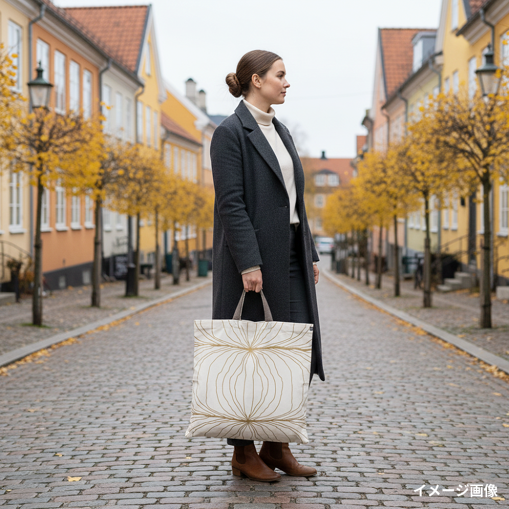NORDISKA TYGER × ROOTOTE / "Chiqui Mattson" NIPPON TOTE Beige / 644305