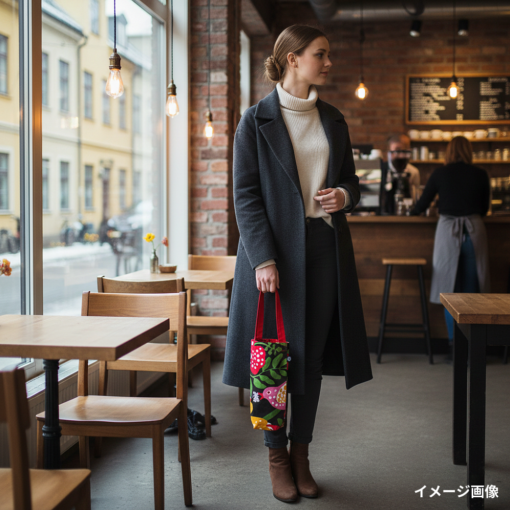 NORDISKA TYGER × ROOTOTE / "BLÅ FÅGEL" Wine  / 644201