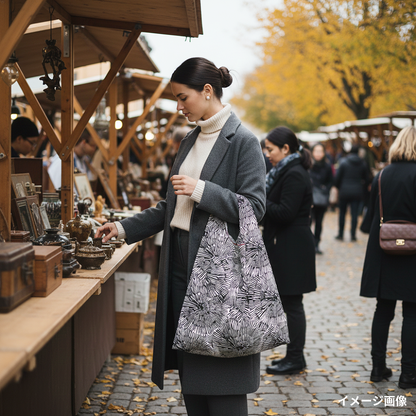 NORDISKA TYGER × ROOTOTE / "MASKROS" Shopper L / 644501