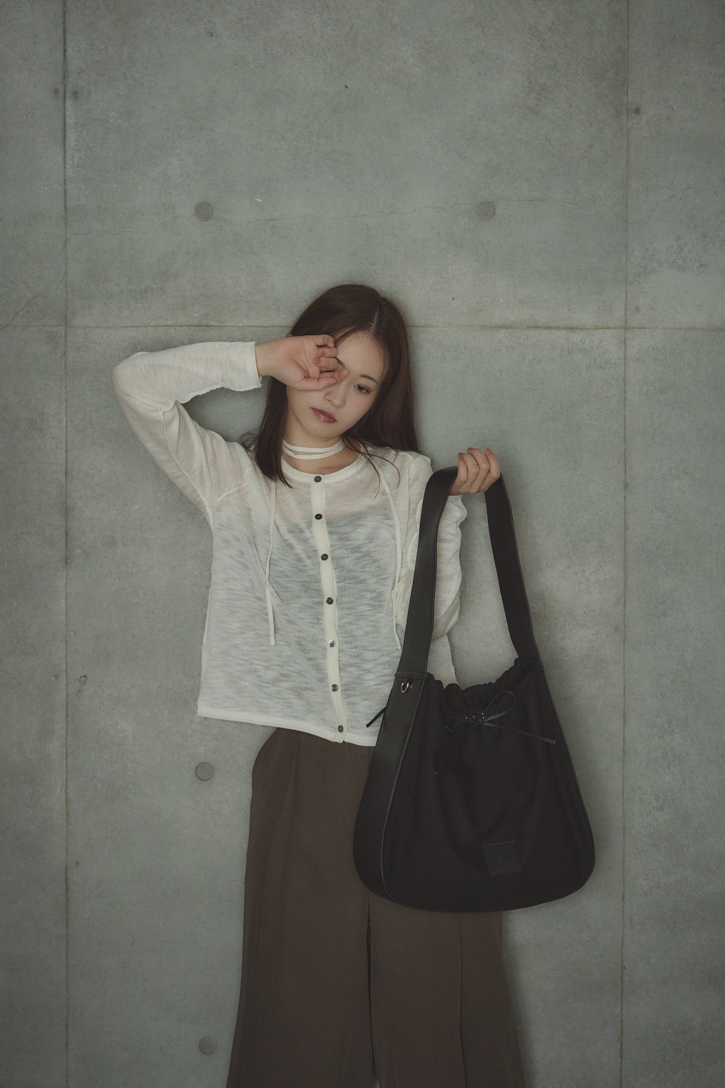 RT；ESKA / Shape Tote - Circle / Black