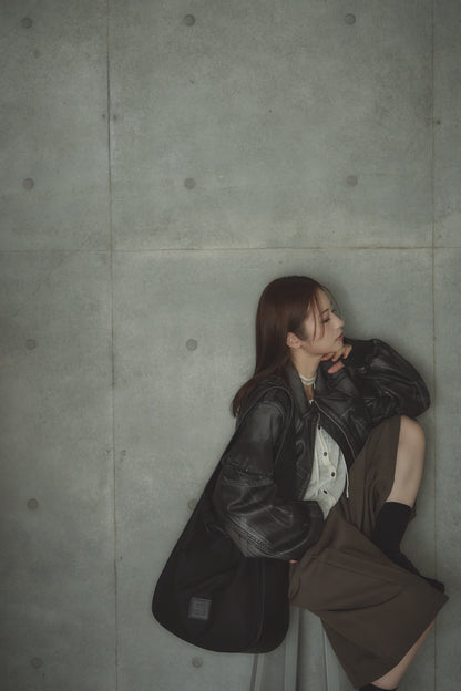 RT；ESKA / Shape Tote - Circle / Black