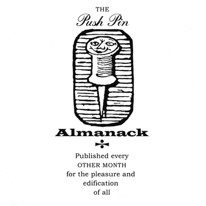 PushPin by Seymour Chwast × ROOTOTE / PushpIn Almanack logo TALL / 002704