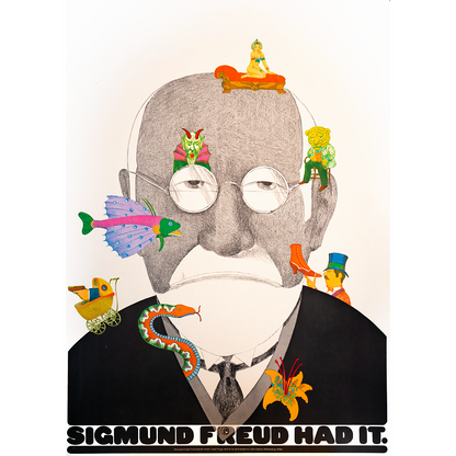 PushPin by Seymour Chwast × ROOTOTE /  SIGMUND FREUD TALL / 002403