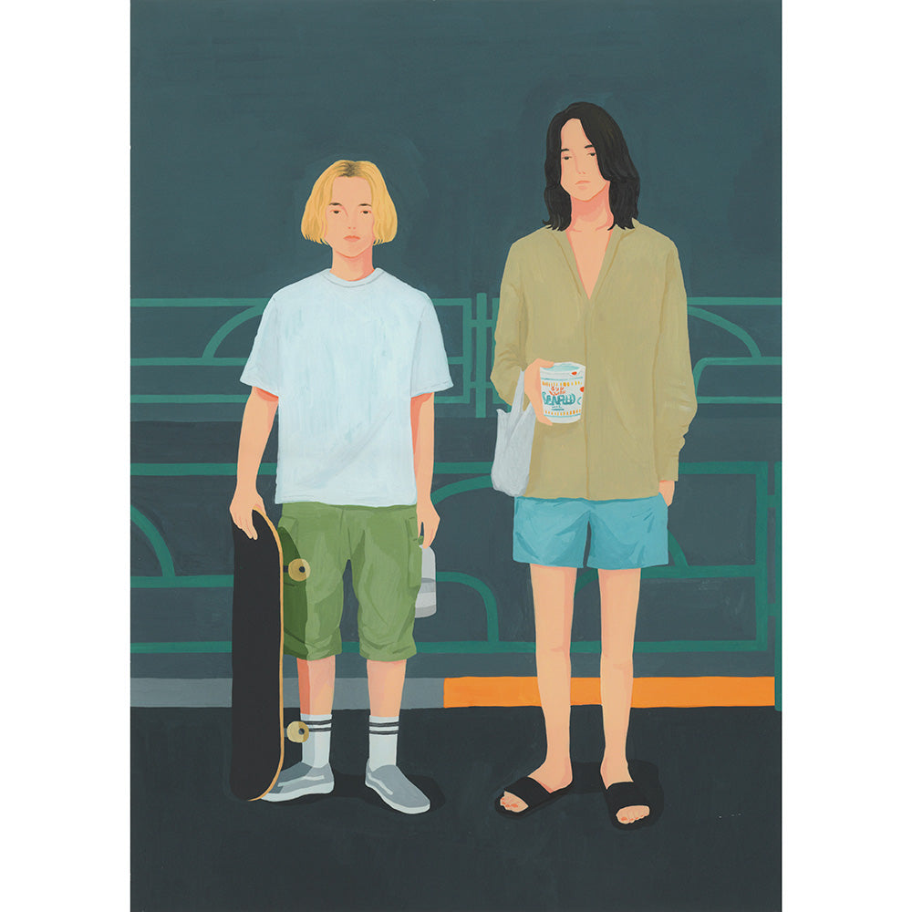 堀井美沙子「two men」/ illustration"The Choice" × ROOTOTE / 068503