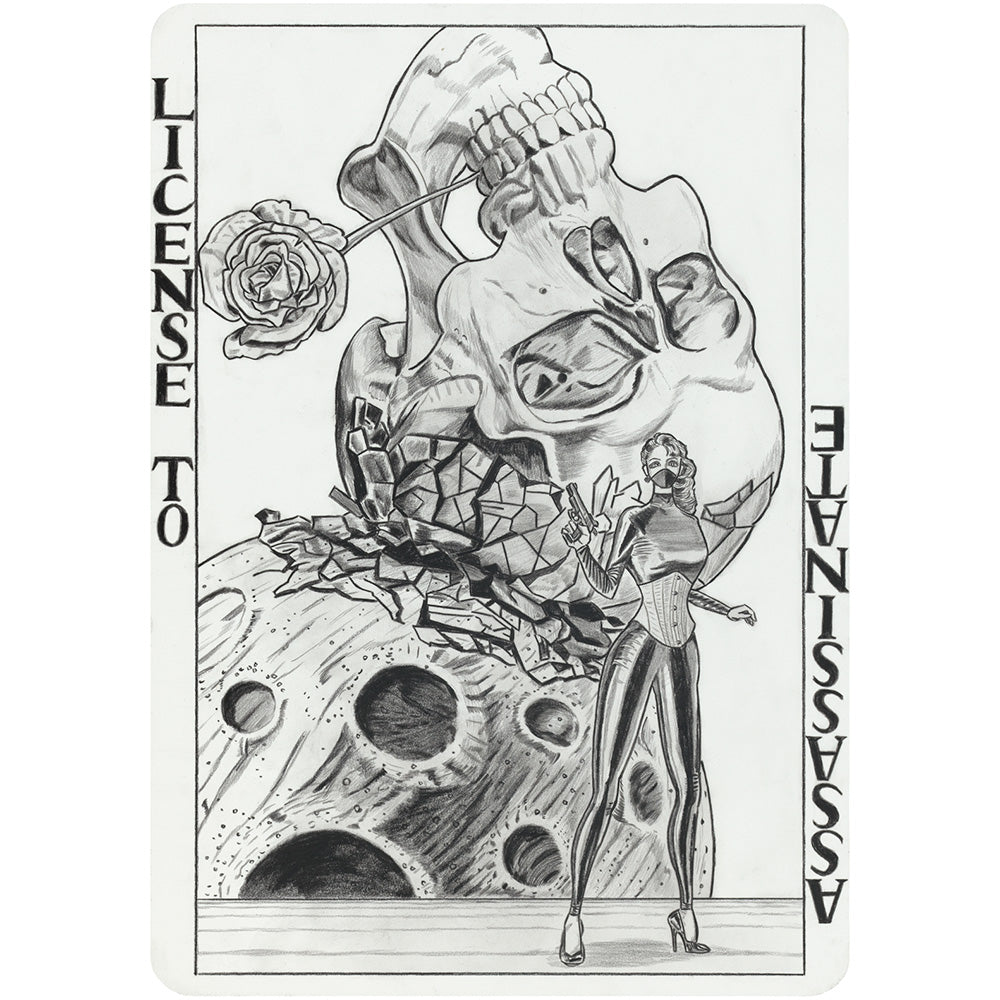 ユキオ“K”ソリッド「54枚目のカードは暗殺の免許証」/ illustration"The Choice" × ROOTOTE / 068507