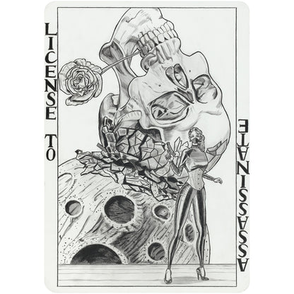 ユキオ“K”ソリッド「54枚目のカードは暗殺の免許証」/ illustration"The Choice" × ROOTOTE / 068507