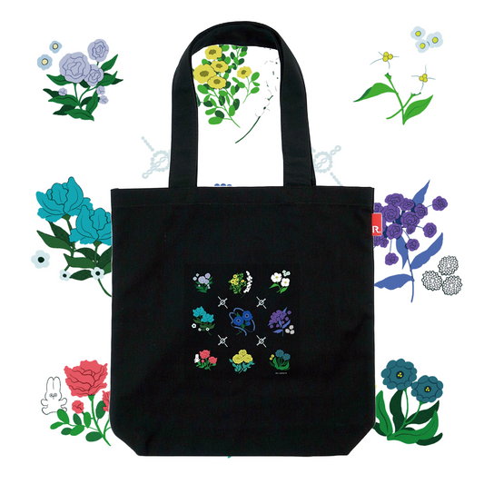 Aki Horikita × ROOTOTE / Rabbit and Flowers: TALL BK / 017201