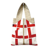 NORDISKA TYGER × ROOTOTE / "Aino Östergren" LINIE TOTE Red / 643801