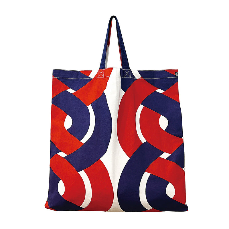 NORDISKA TYGER × ROOTOTE / "Susanne Grundell" DUBBELFLÄTAN TOTE Red / 644307