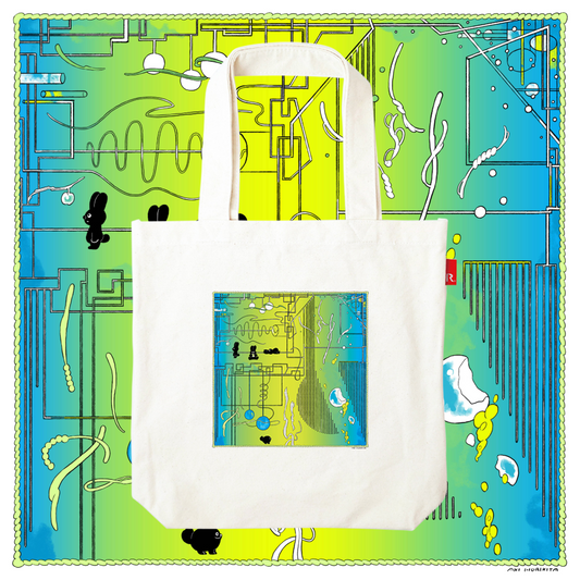 Aki Horikita × ROOTOTE / Rabbit and Flowers: TALL BK / 017201