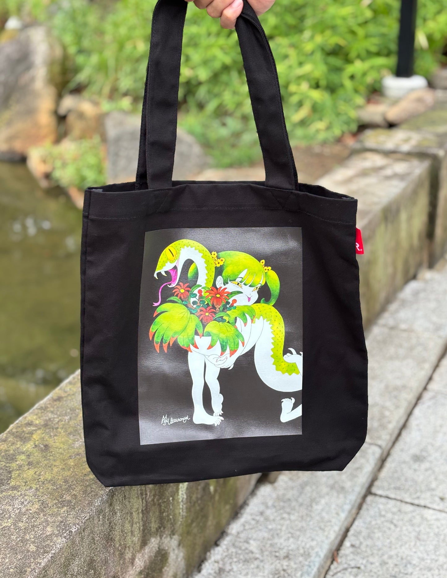 ROOTOTE meets 10 SENSE / Nao Utsunomiya "Tempted Girls Trimmed Tote Bag" / 001409