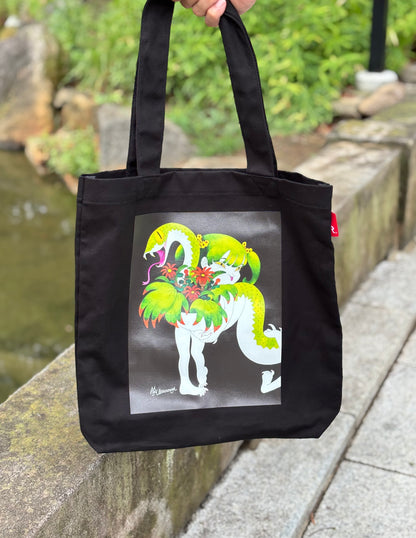 ROOTOTE meets 10 SENSE / Nao Utsunomiya "Tempted Girls Trimmed Tote Bag" / 001409