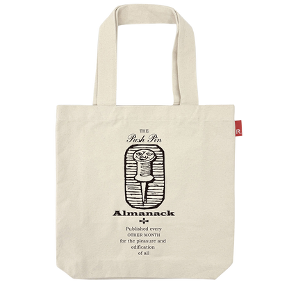 PushPin by Seymour Chwast × ROOTOTE / PushpIn Almanack logo TALL / 002704