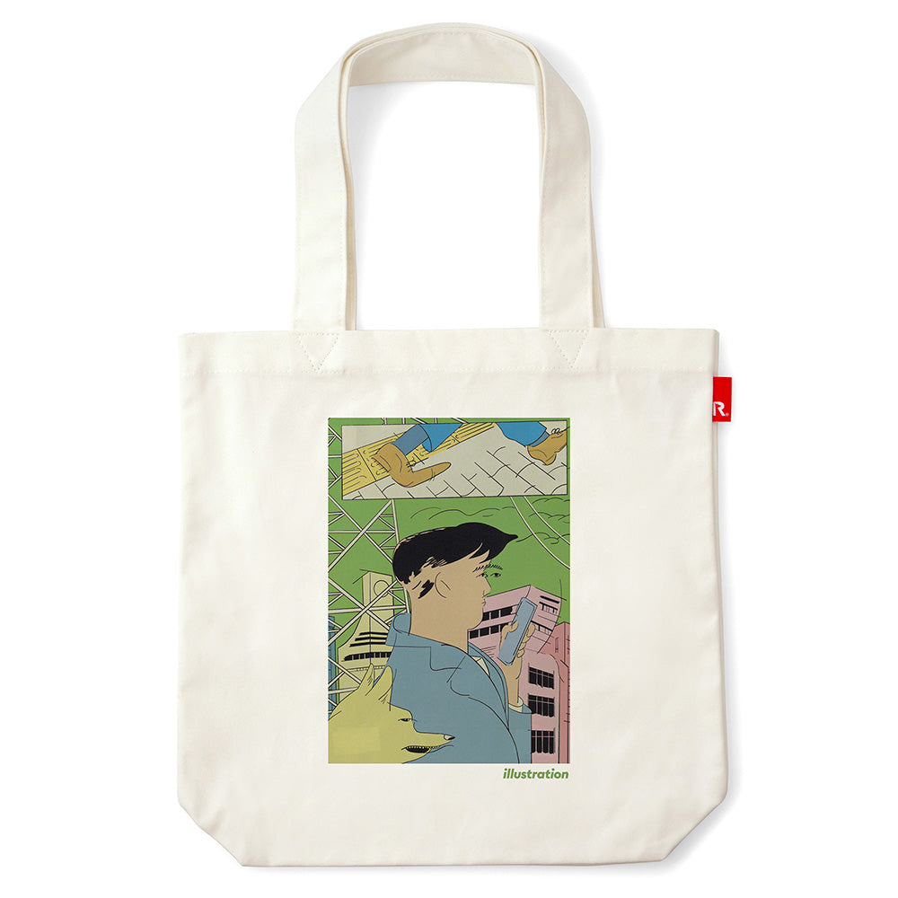 曜とま「サラリーマンと犬」/ illustration"The Choice" × ROOTOTE / 068207