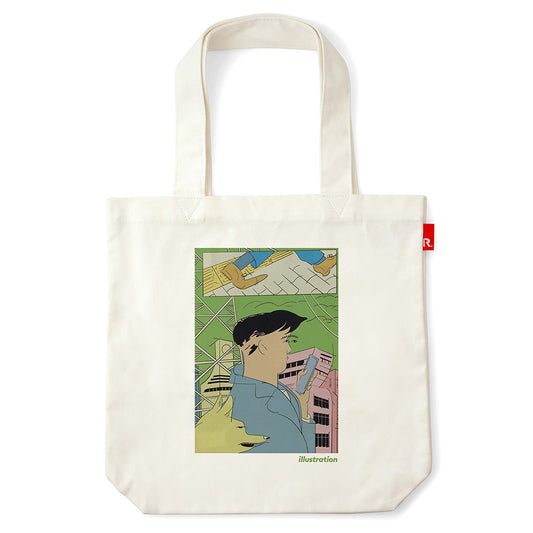 曜とま「サラリーマンと犬」/ illustration"The Choice" × ROOTOTE / 068207