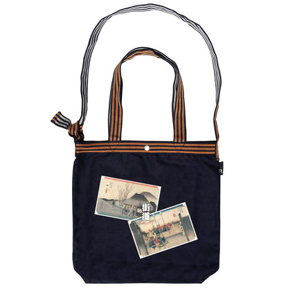 MAEKAKE Series / Ukiyo-e: Kaido Tote Bag / 064103