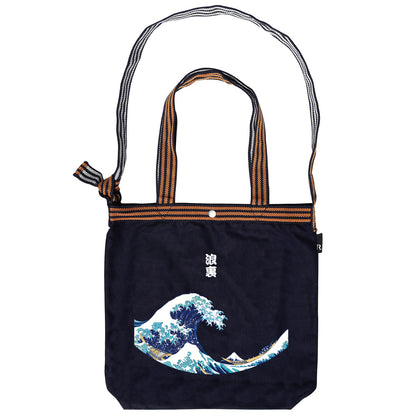 MAEKAKE Series / Ukiyo-e: Namiura Tote Bag / 064101