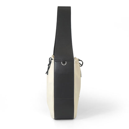 RT；ESKA / Shape Tote - Circle / ivory