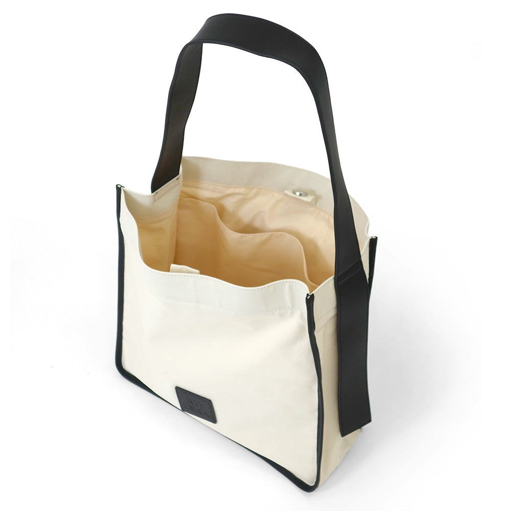 RT；ESKA / Shape Tote - Square / ivory