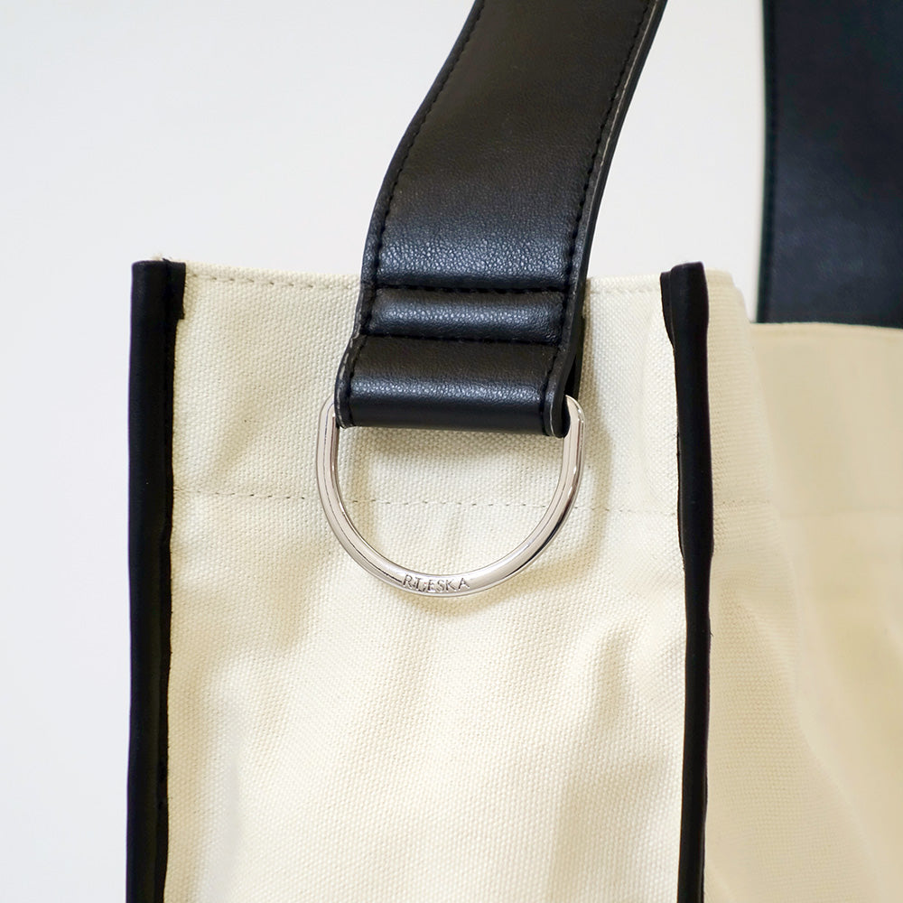 RT；ESKA / Shape Tote - Square / ivory