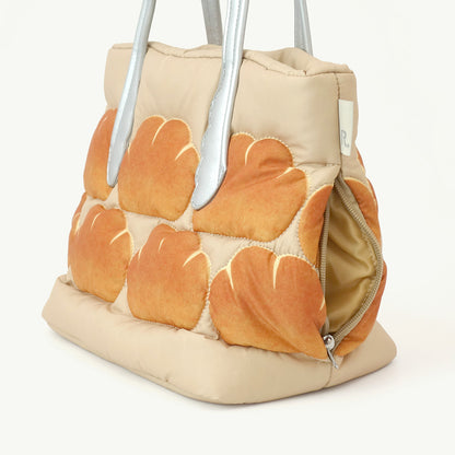 Planning design 2 o'clock x illustrator Tsuyuko x ROOTOTE / Fluffy bread tote "Cream bread" / 010602