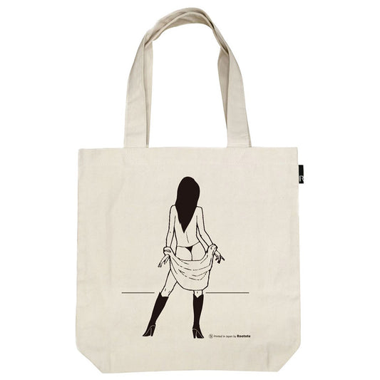 TALL Printed in Japan / CANVAS TOTE BAG " Backstyle " / 160103