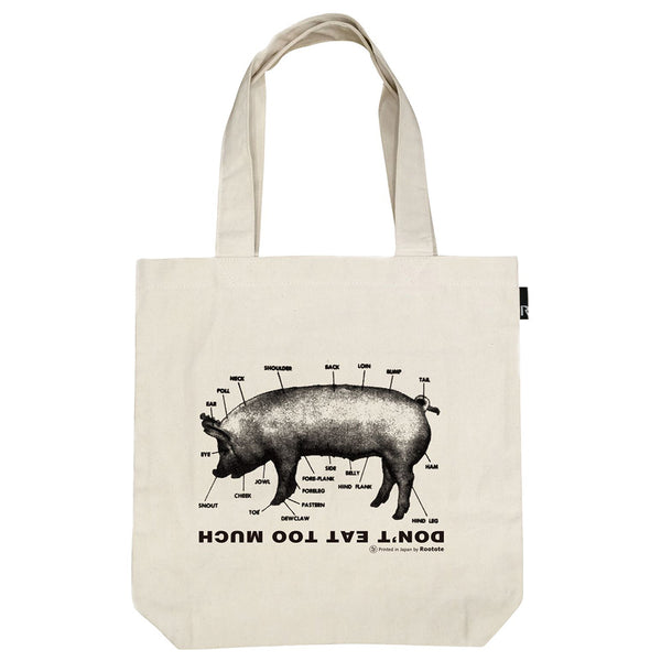 TALL Printed in Japan / CANVAS TOTE BAG "Don't eat" / 160104
