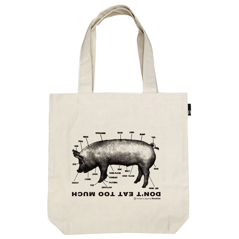 TALL Printed in Japan / CANVAS TOTE BAG " Dont-eat " / 160104