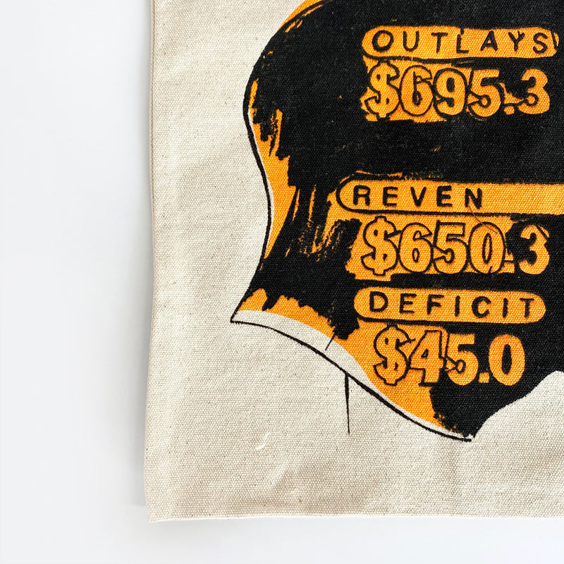 Andy Warhol / Tote "Reagan Budget 1985-6" / 450103