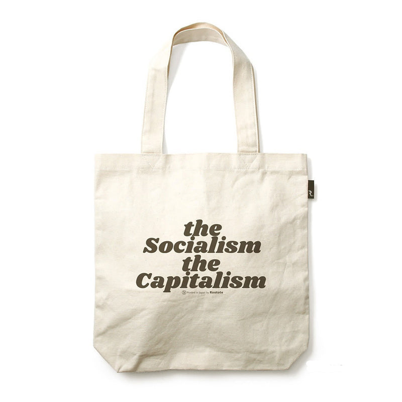 TALL Printed in Japan / CANVAS TOTE BAG ” the socialism ” / 682003